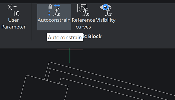 BricsCAD Auto Constrain